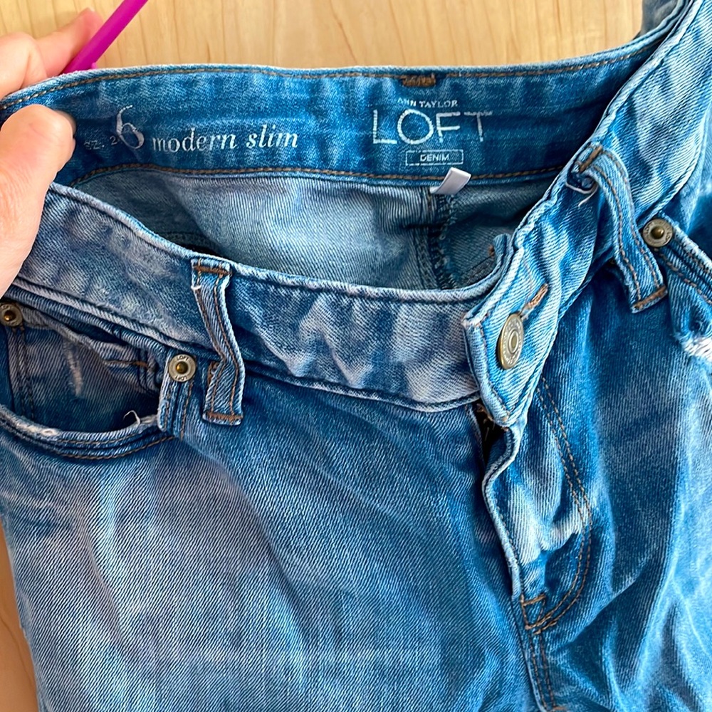 Ann Taylor loft modern slim jeans